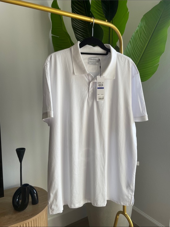 Calvin Klein Other - Calvin Klein Men's White Polo Shirt - Short Sleeve Classic